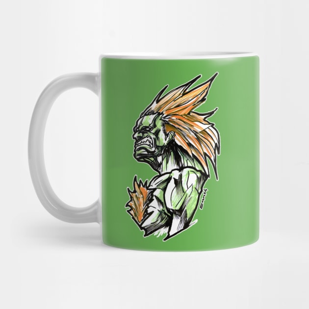 Blanka Street Fighter by sketchnkustom